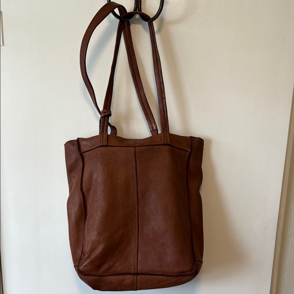 Harbour brown “leather” tote/backpack